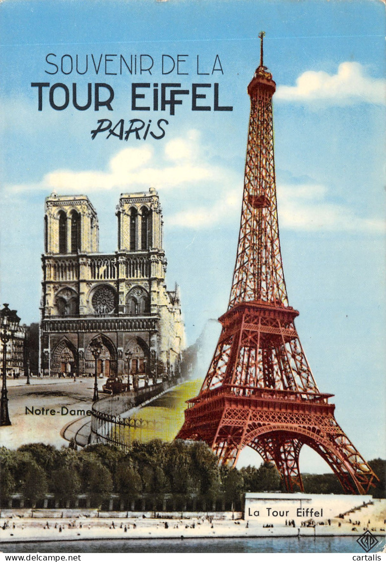 75-PARIS-LA TOUR EIFFEL-N 593-C/0119 - Tour Eiffel