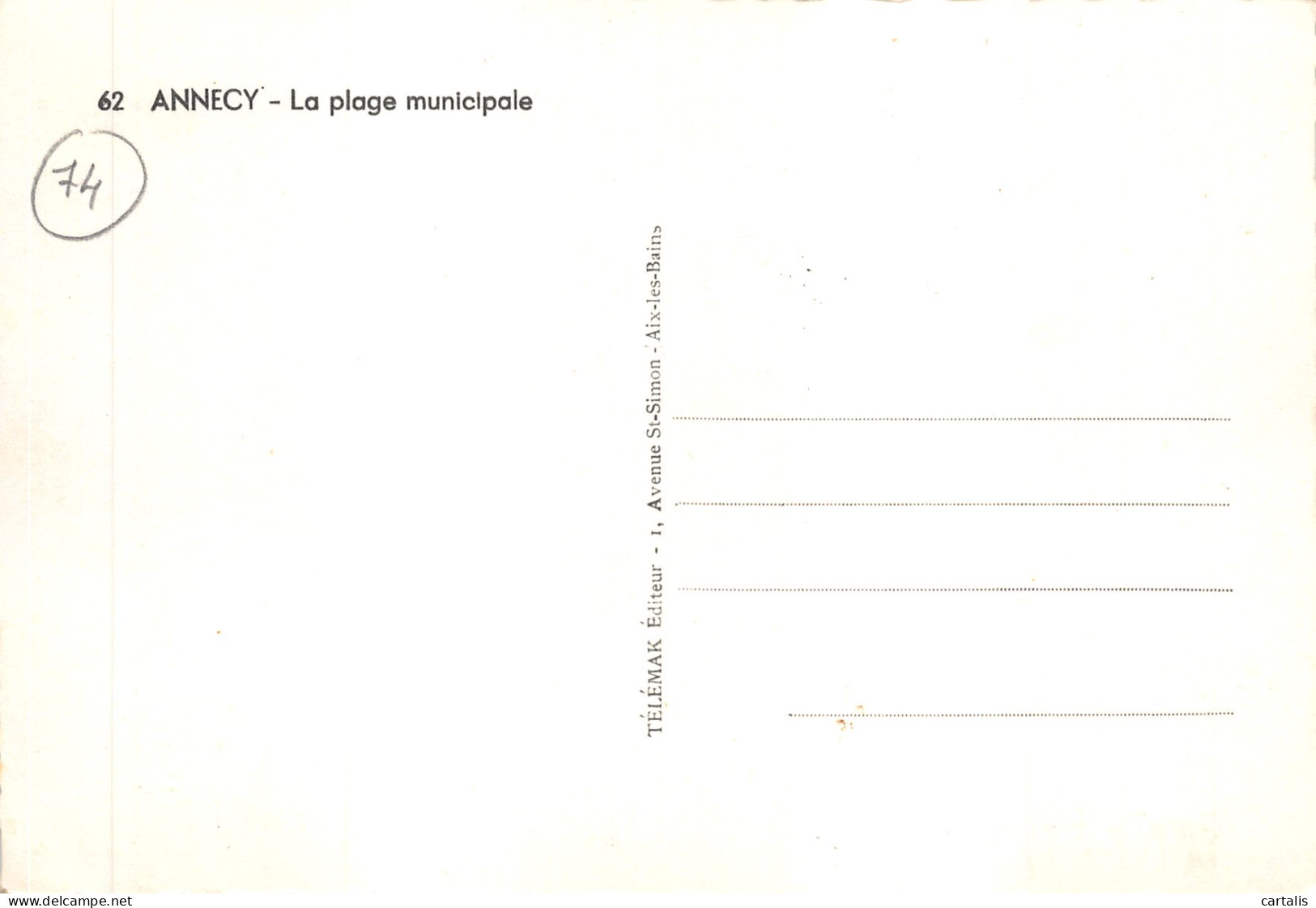 74-ANNECY-N 593-C/0031 - Annecy