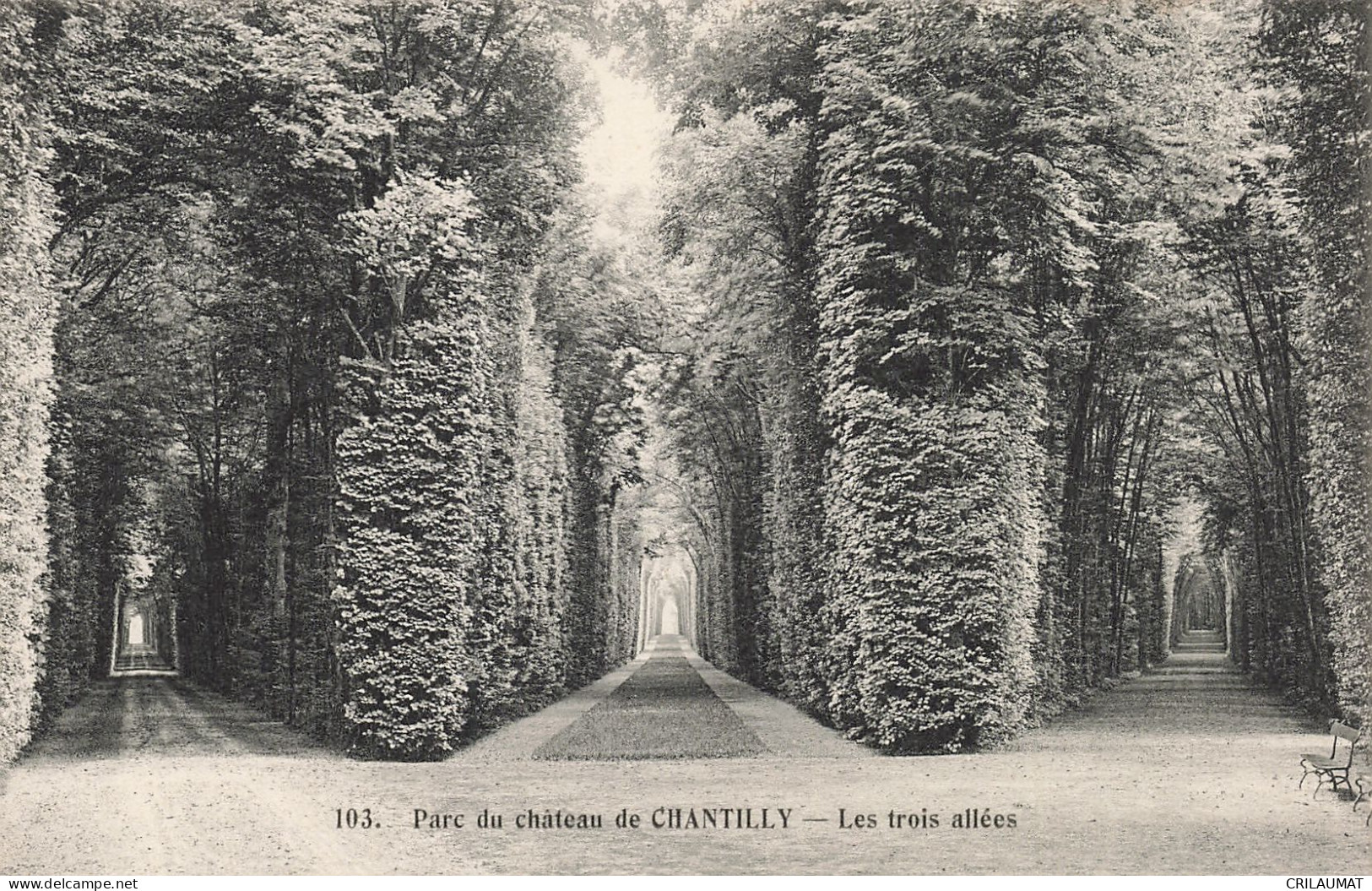 60-CHANTILLY LE CHATEAU ET LE PARC-N°T5312-E/0271 - Chantilly