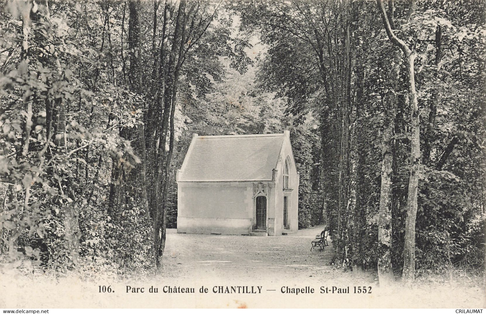 60-CHANTILLY LE PARC CHAPELLE SAINT PAUL-N°T5312-E/0267 - Chantilly