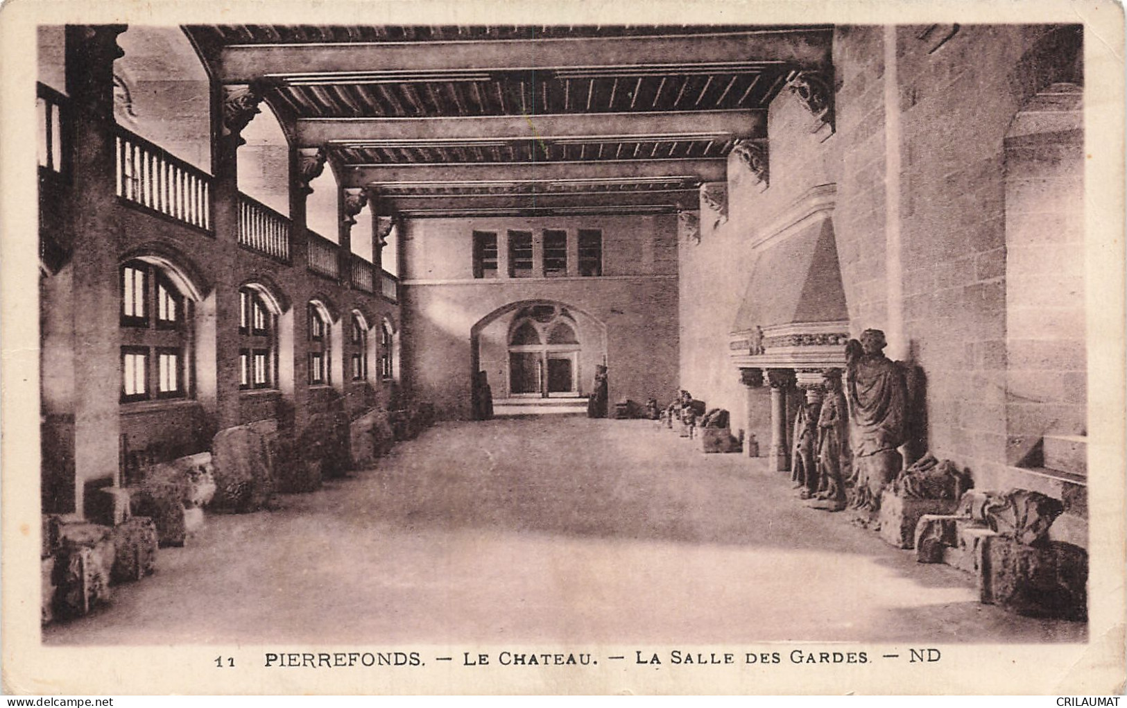 60-PIERREFONDS LE CHATEAU-N°T5312-E/0225 - Pierrefonds