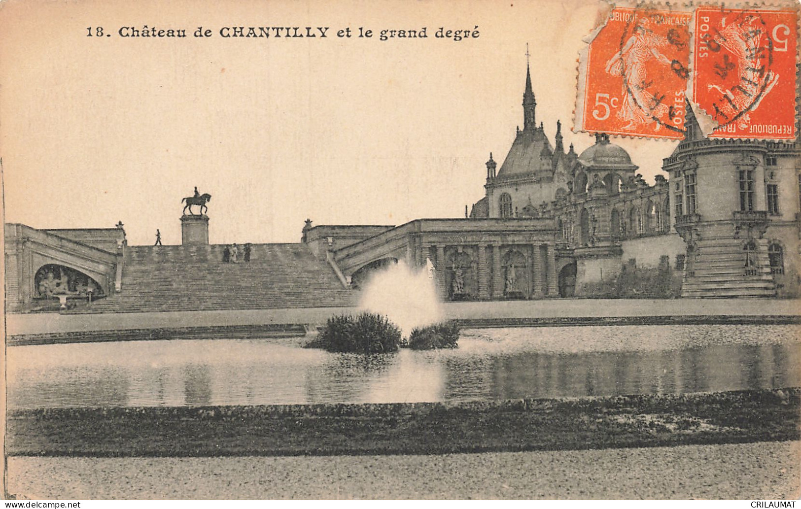60-CHANTILLY LE CHATEAU-N°T5312-E/0193 - Chantilly