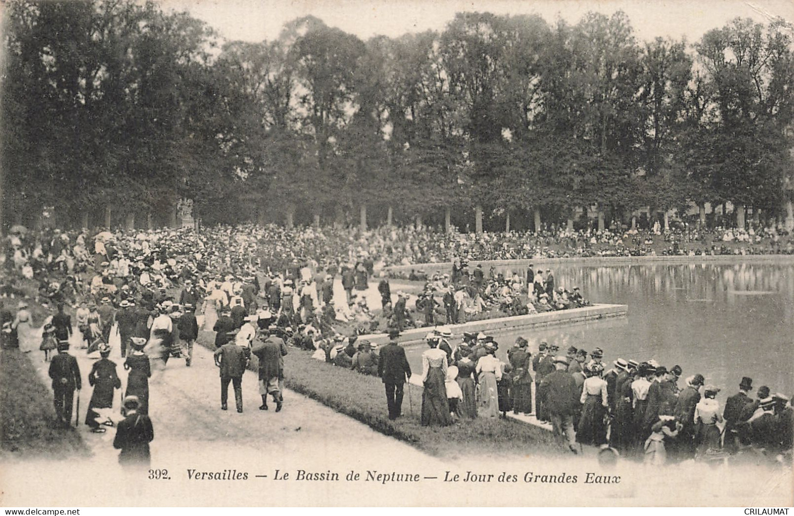 78-VERSAILLES LE BASSIN DE NEPTUNE-N°T5312-D/0381 - Versailles (Castillo)