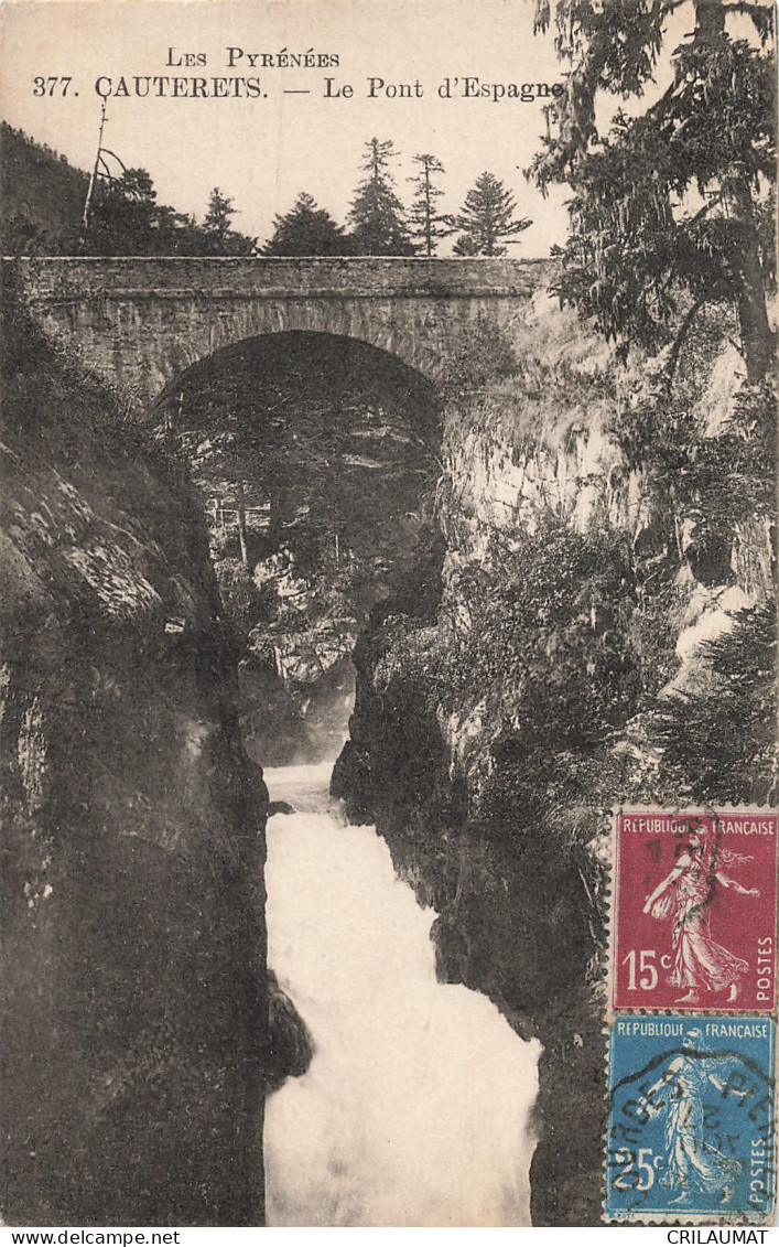 65-CAUTERETS LE PONT D Espagne-N°T5312-D/0149 - Saint-Brice-sous-Forêt