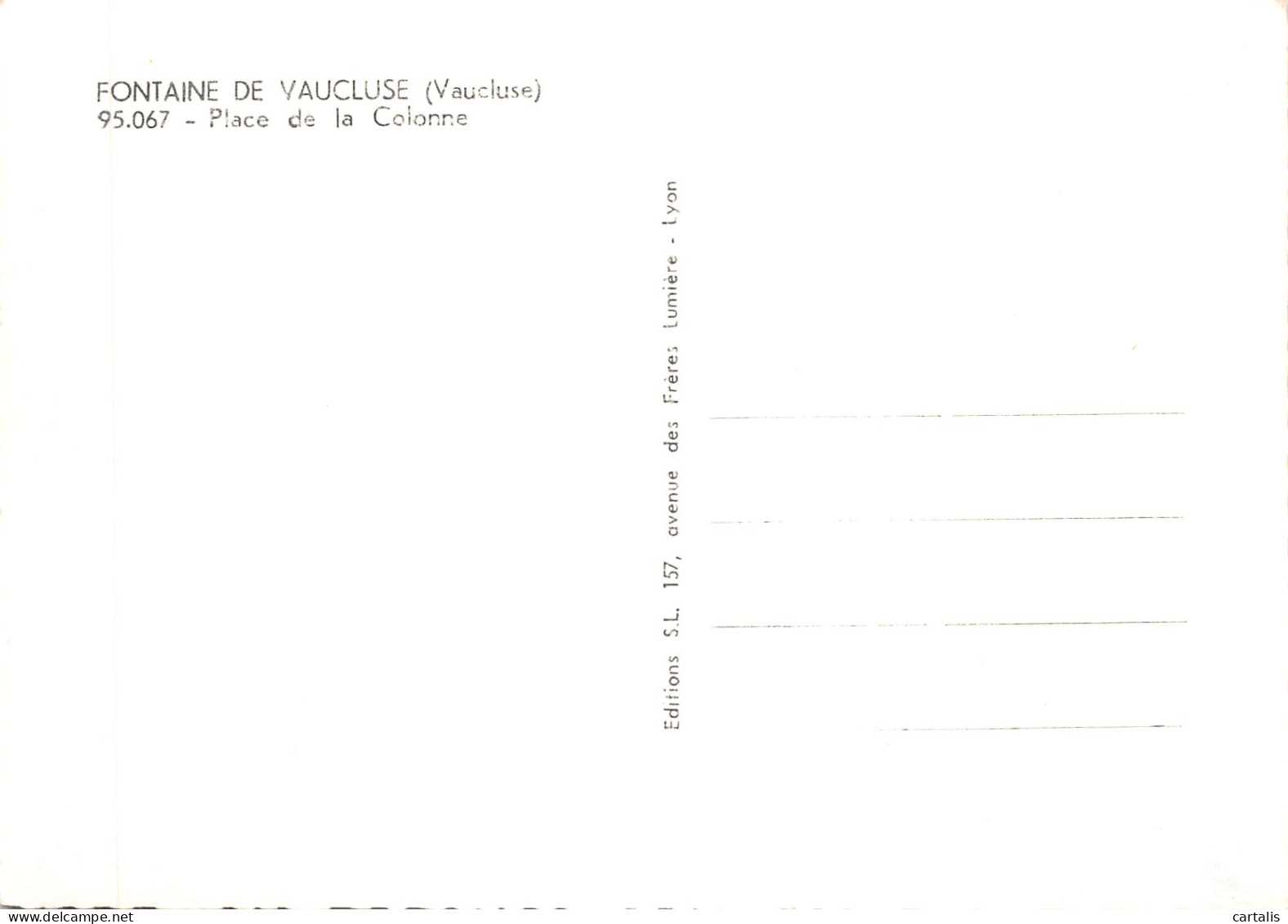 84-FONTAINE DE VAUCLUSE-N 594-C/0031 - Other & Unclassified