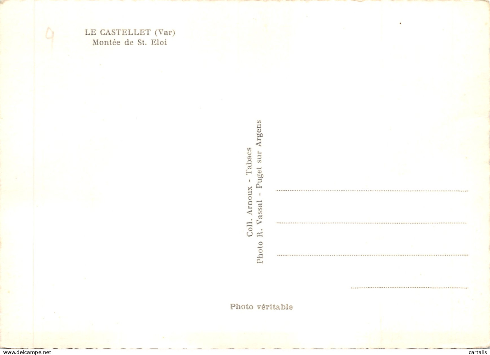 83-LE CASTELLET-N 594-B/0389 - Le Castellet