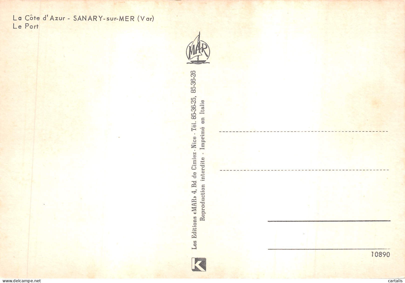 83-SANARY SUR MER-N 594-B/0361 - Sanary-sur-Mer