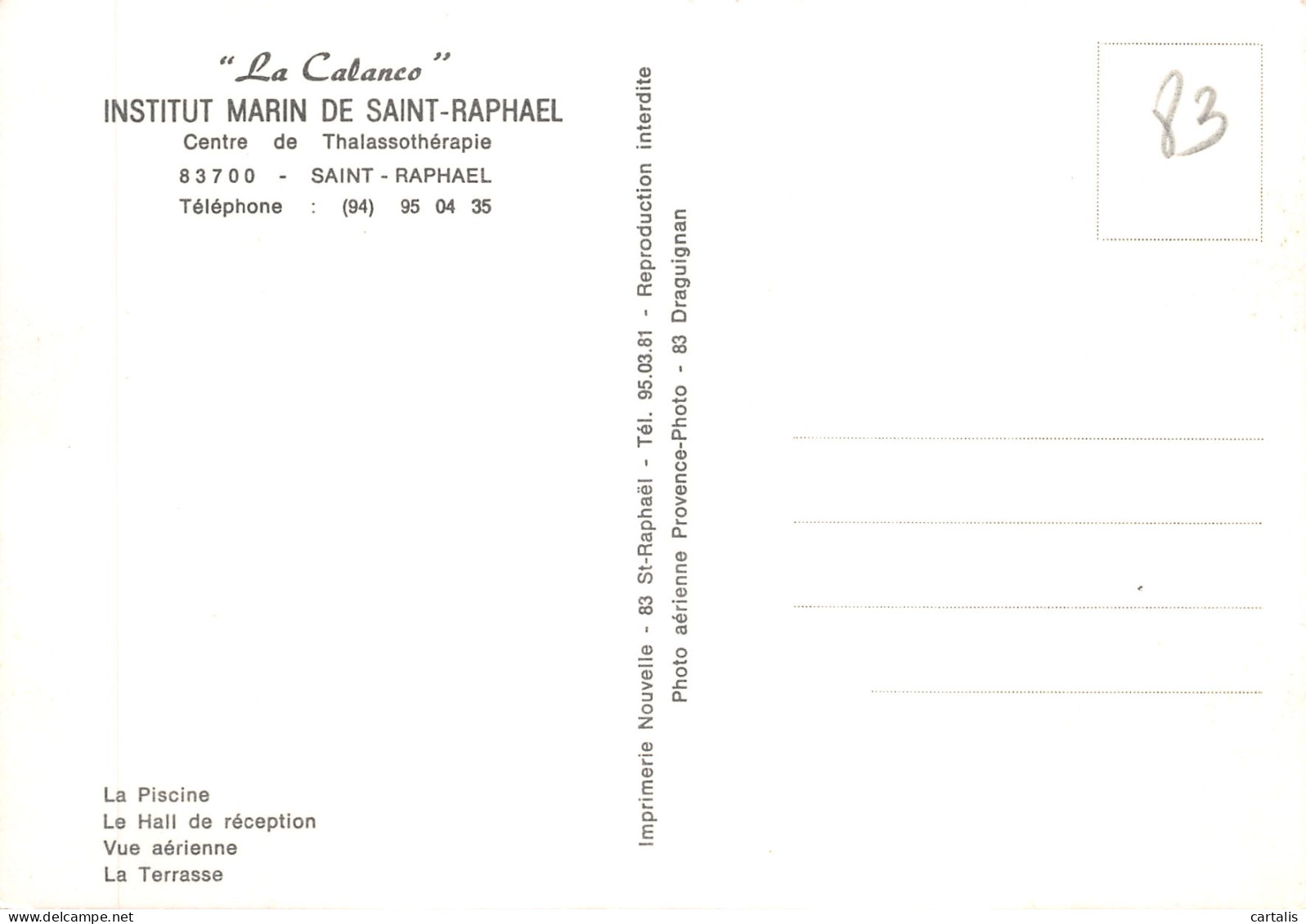 83-SAINT RAPHAEL-N 594-B/0199 - Saint-Raphaël