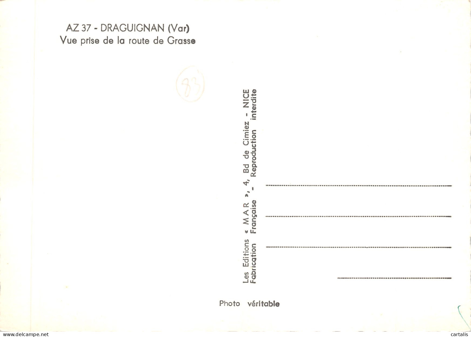 83-DRAGUIGNAN-N 594-B/0077 - Draguignan