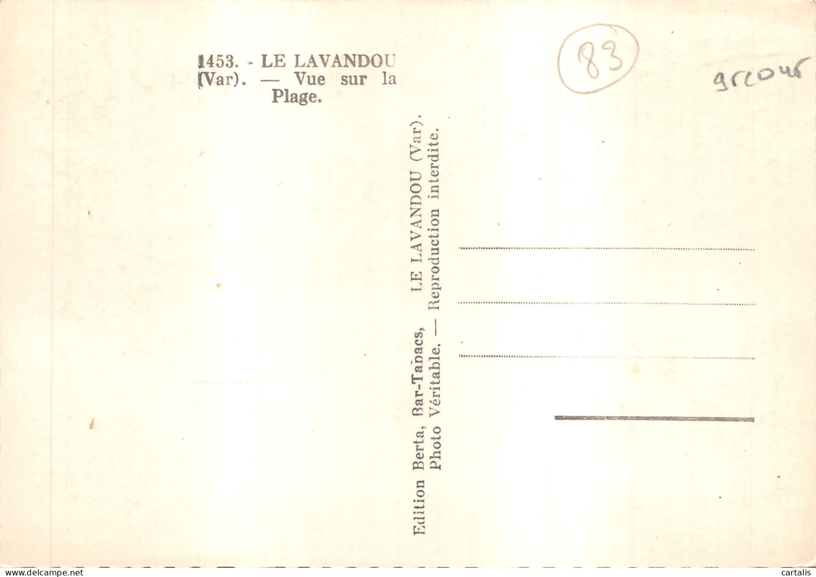 83-LE LAVANDOU-N 594-B/0019 - Le Lavandou
