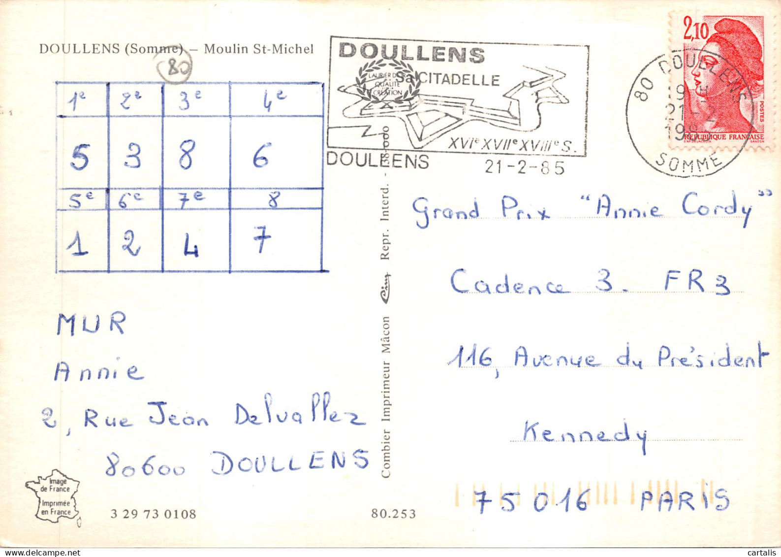 80-DOULLENS-N 594-A/0115 - Doullens