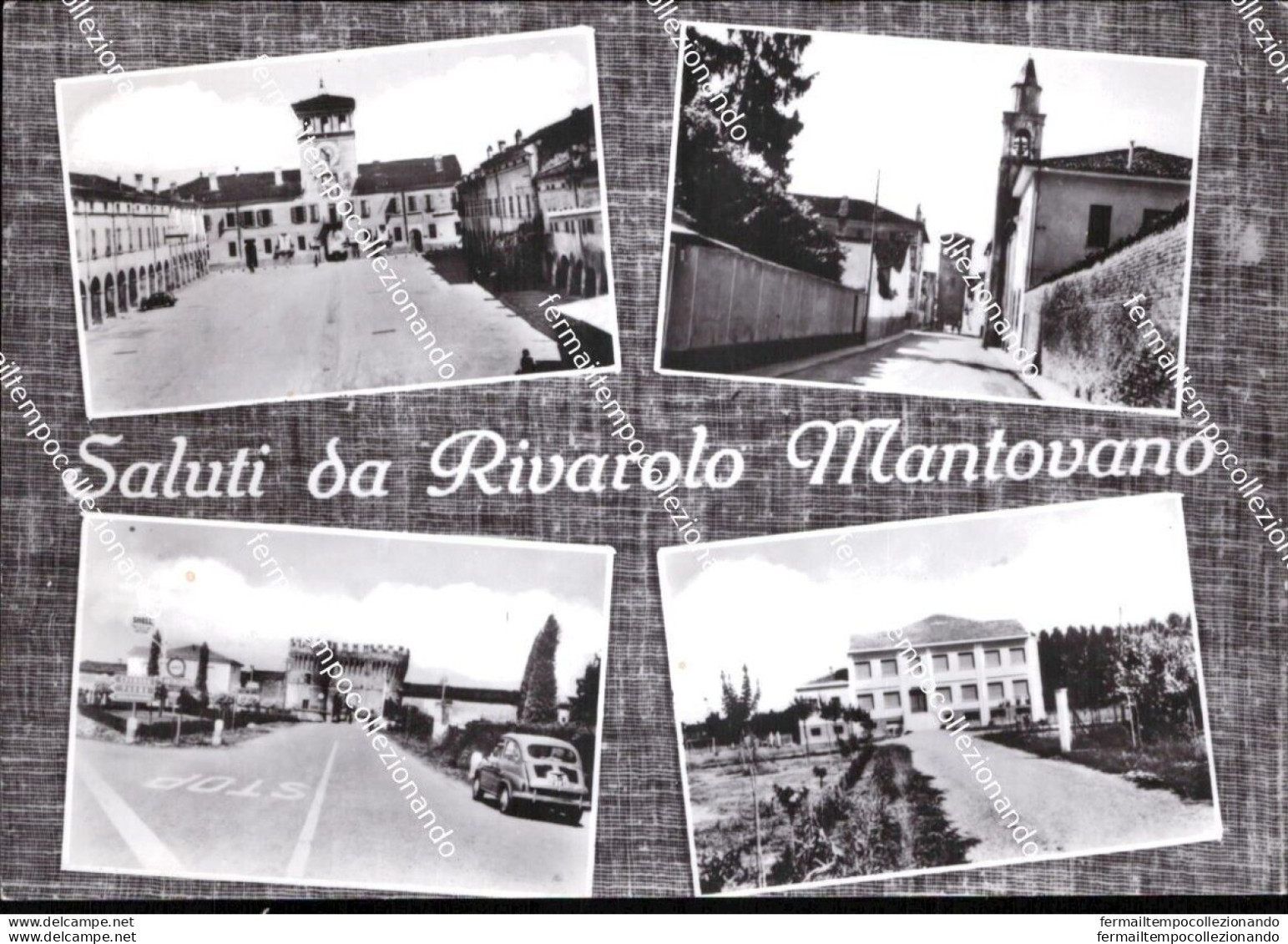 Bc739 Cartolina Saluti Da Rivarolo Mantovano Provincia Di Mantova Lombardia - Mantova