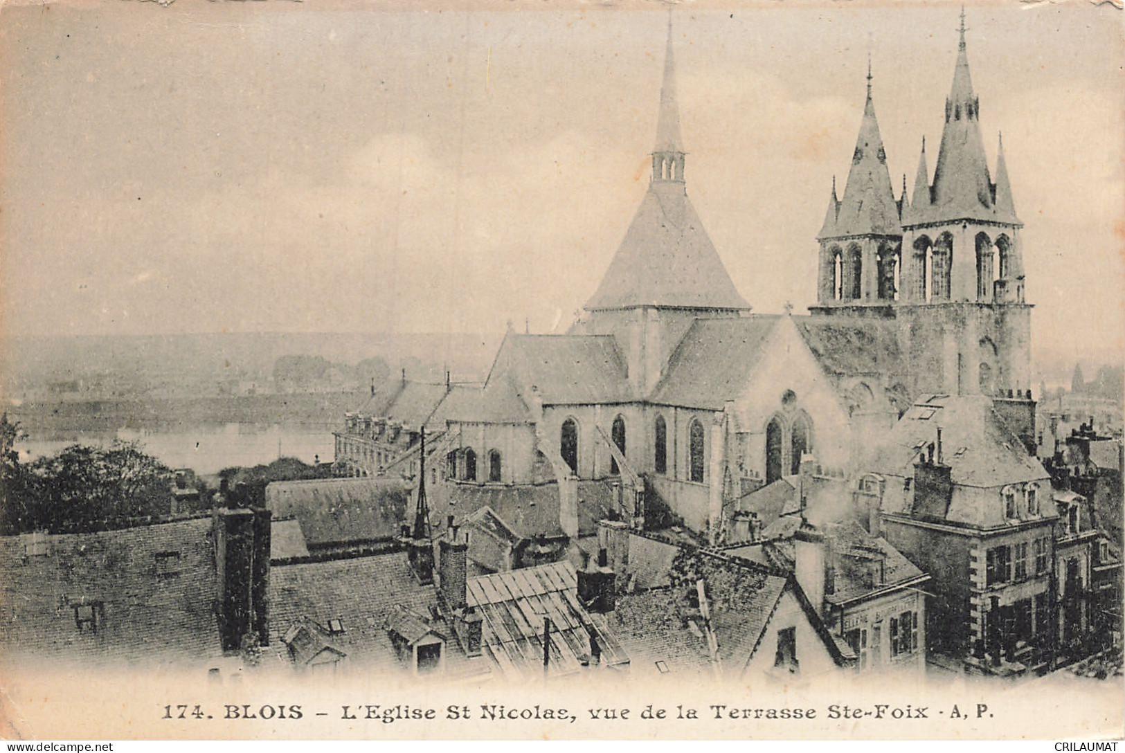 41-BLOIS EGLISE SAINT NICOLAS-N°T5312-H/0363 - Blois