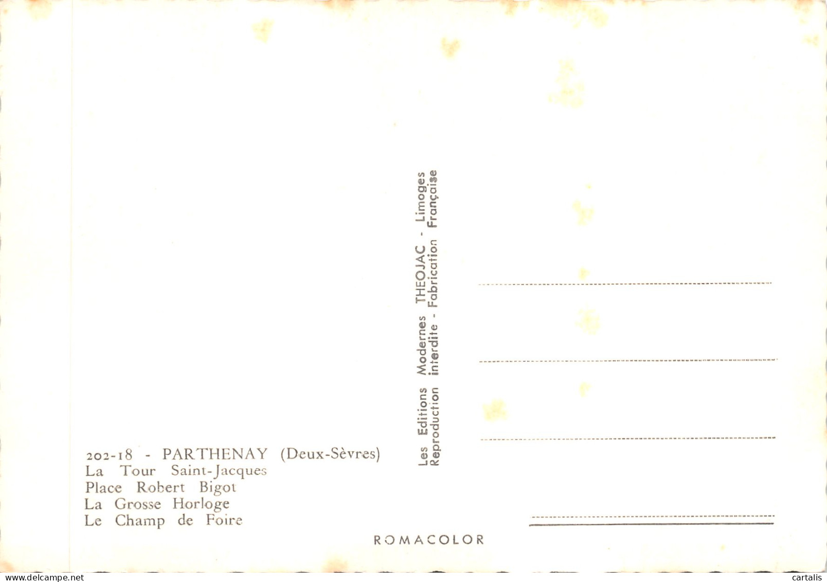 79-PARTHENAY-N 594-A/0057 - Parthenay