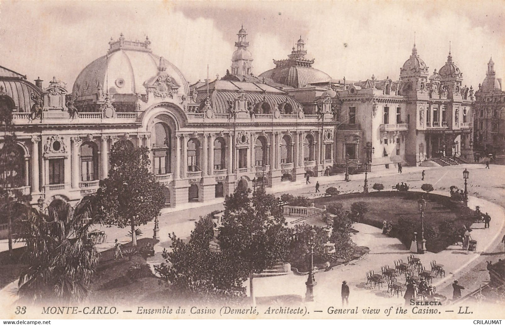 98-MONTE CARLO LE CASINO-N°T5312-H/0125 - Other & Unclassified