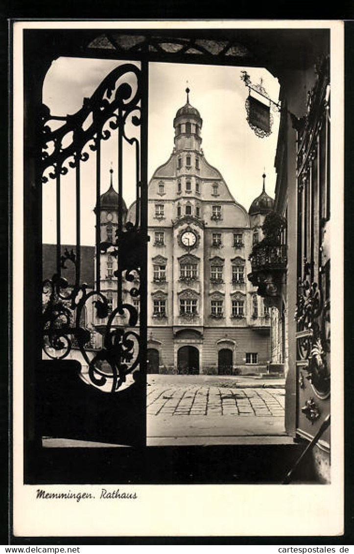 AK Memmingen, Blick Auf Rathaus  - Memmingen