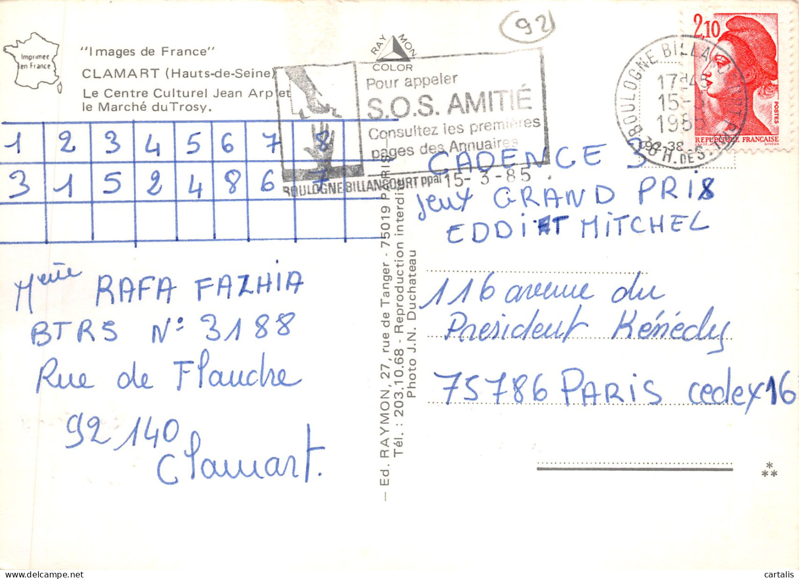 92-CLAMART-N 595-A/0291 - Clamart