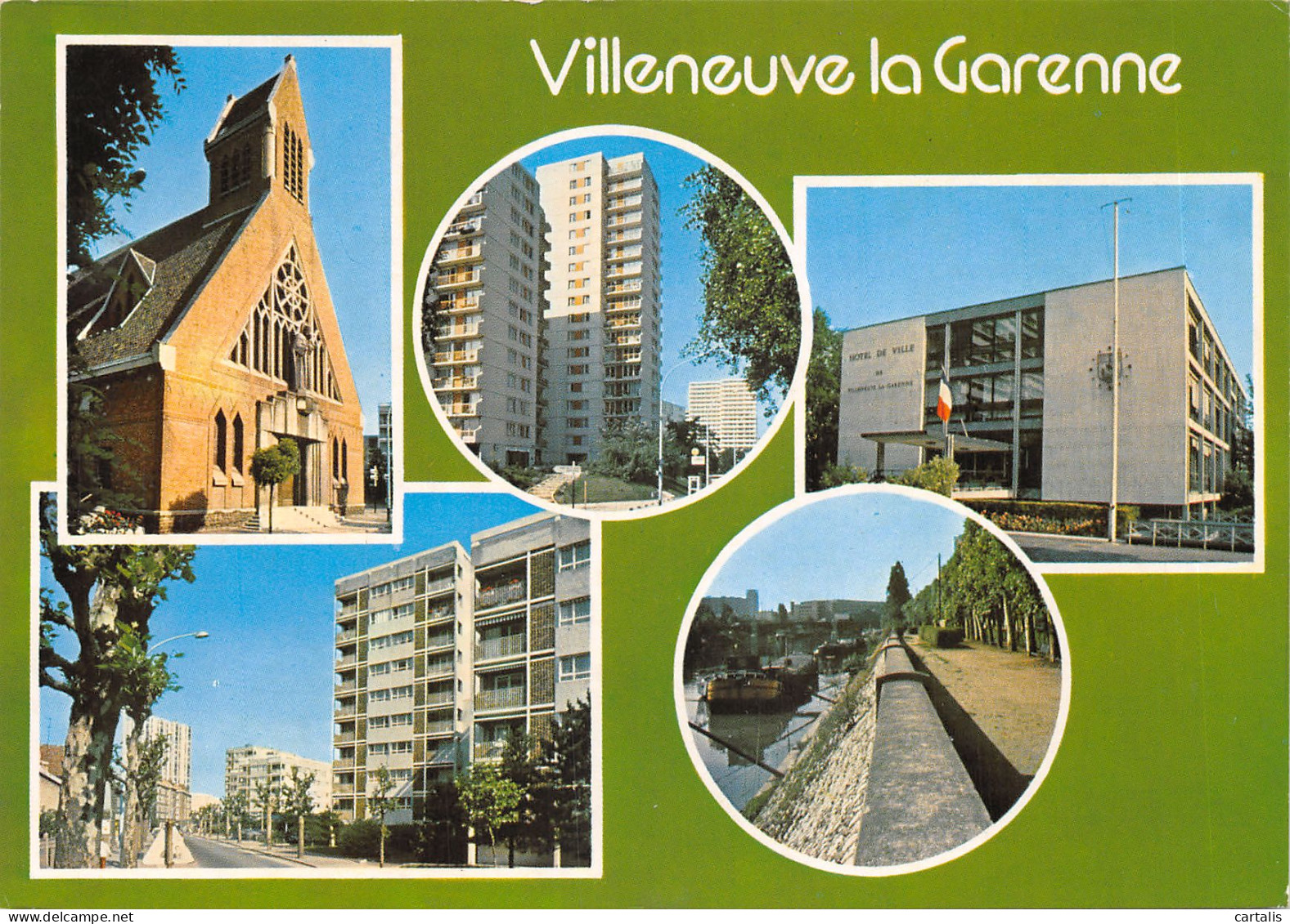 92-VILLENEUVE LA GARENNE-N 595-A/0271 - Villeneuve La Garenne