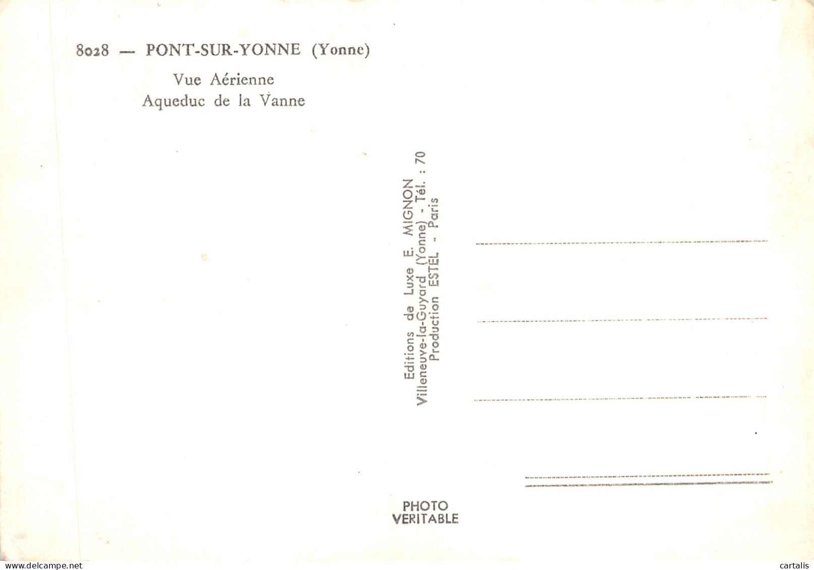 89-PONT SUR YONNE-N 594-D/0399 - Pont Sur Yonne