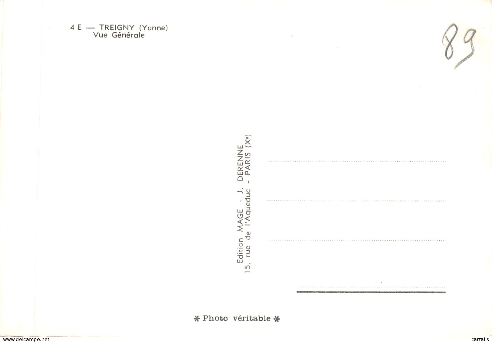 89-TREIGNY-N 594-D/0371 - Treigny