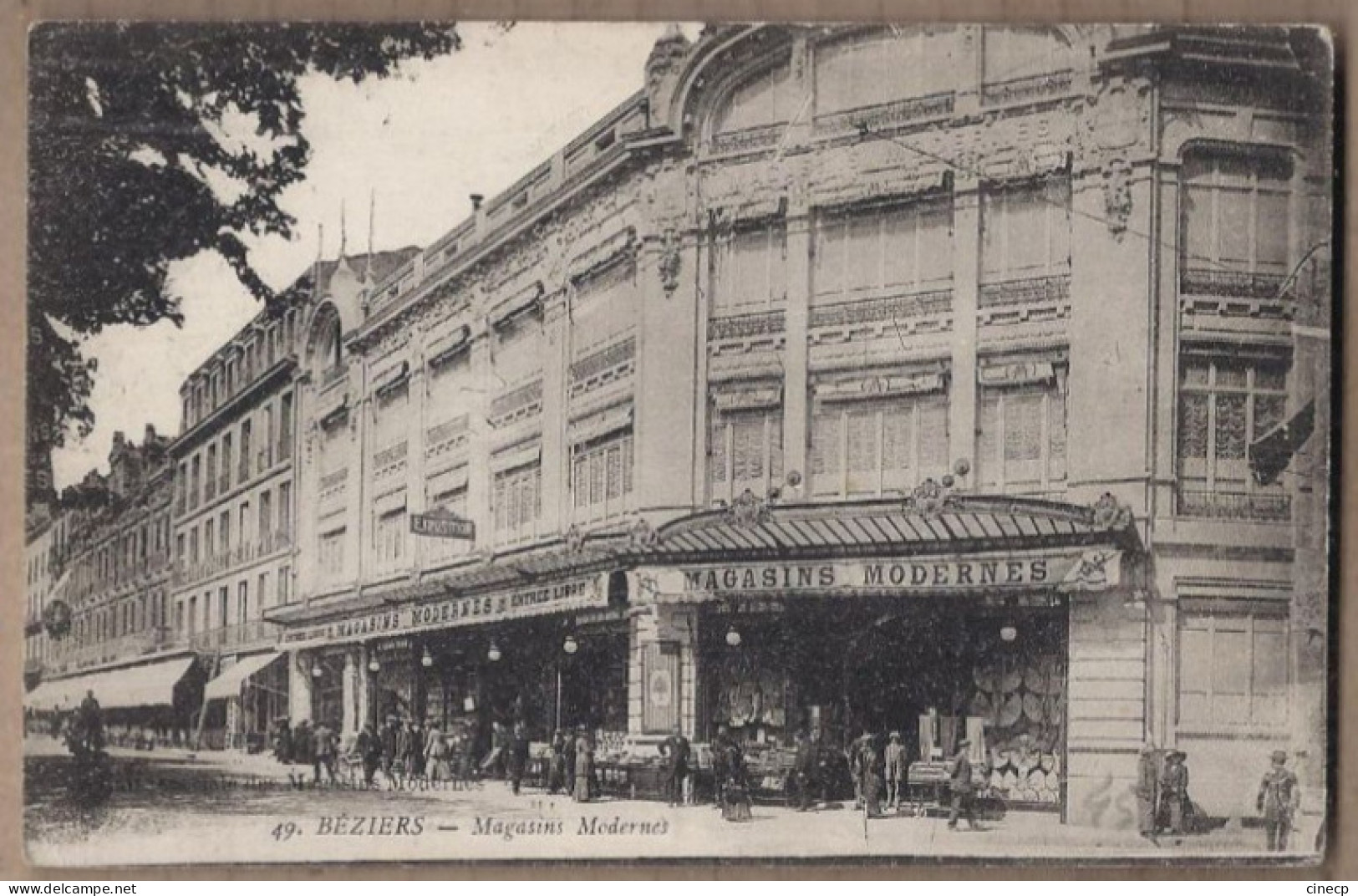 CPA 34 - BEZIERS - Magasins Modernes - TB PLAN Devanture Vitrine Etablissement TB ANIMATION - Beziers