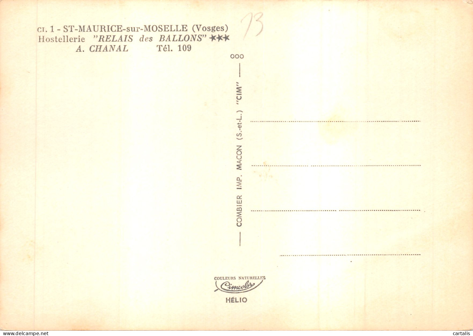 88-SAINT MAURICE SUR MOSELLE-N 594-D/0033 - Other & Unclassified