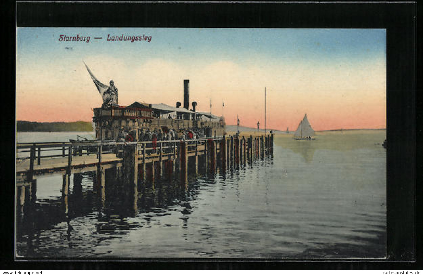 AK Starnberg, Landungssteg Am Starnbergersee  - Starnberg