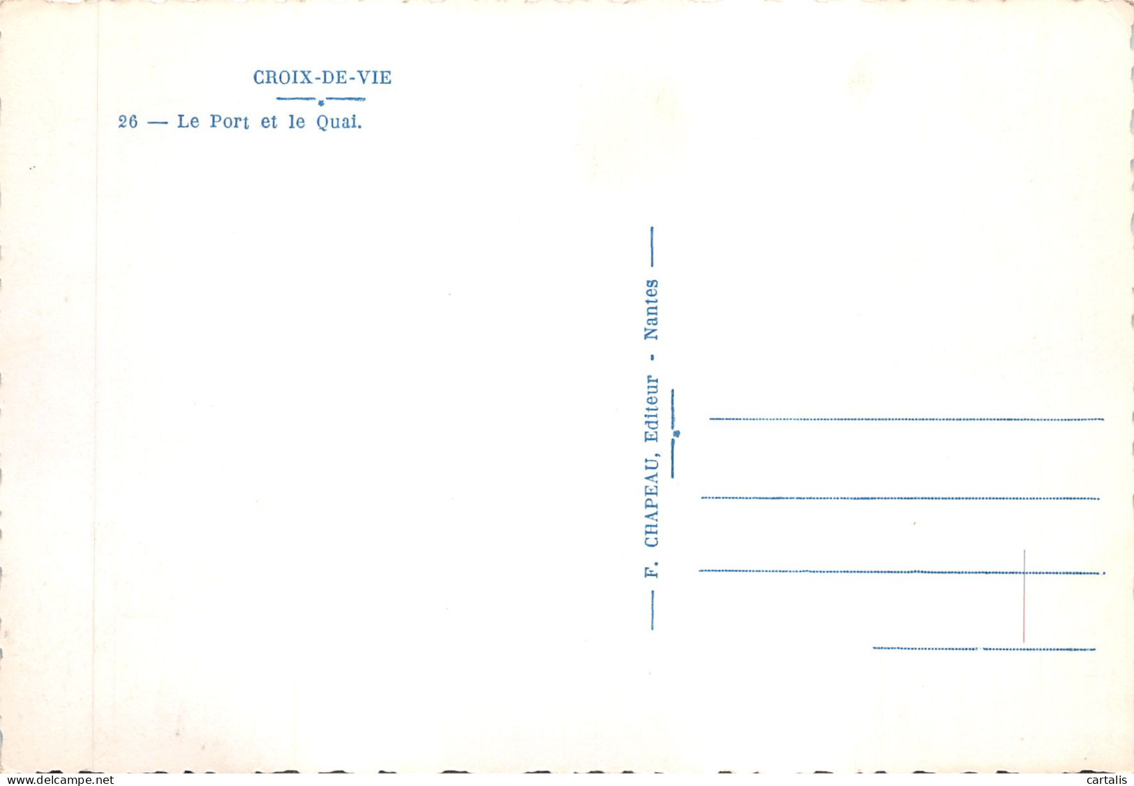 85-CROIX DE VIE-N 594-C/0185 - Other & Unclassified