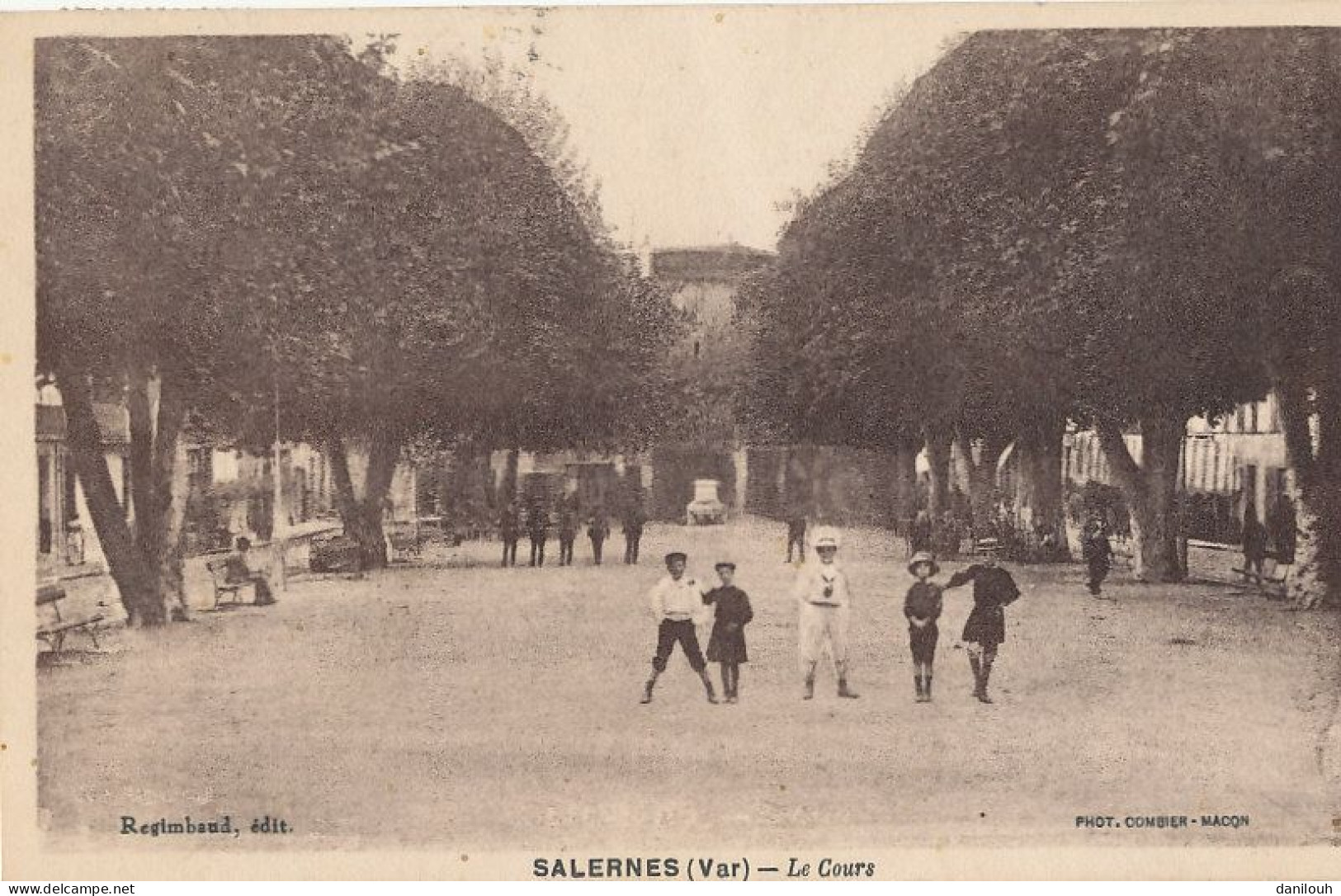 83 // SALERNES    Le Cours  Edit Combier - Salernes