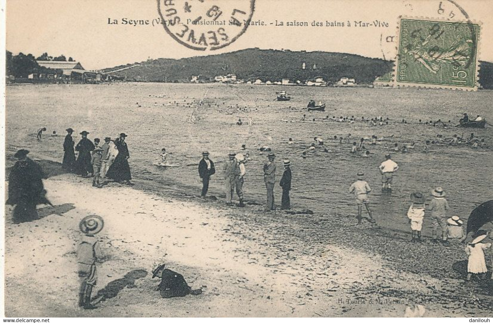 83 // LA SEYNE   Pensionnat Sainte Marie    La Saison Des Bains à MAR VIVE - La Seyne-sur-Mer