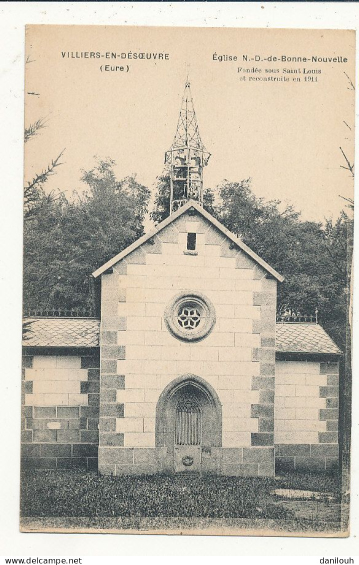27 // VILLIERS EN DESOEUVRE    église Notre Dame De Bonne Nouvelle  - Other & Unclassified