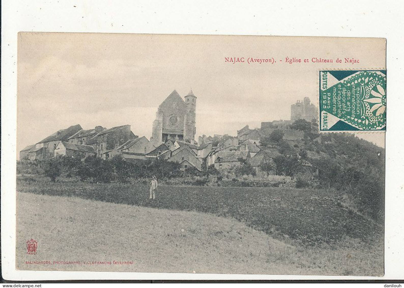 12 // NAJAC   Eglise Et Chateau De Najac - Najac