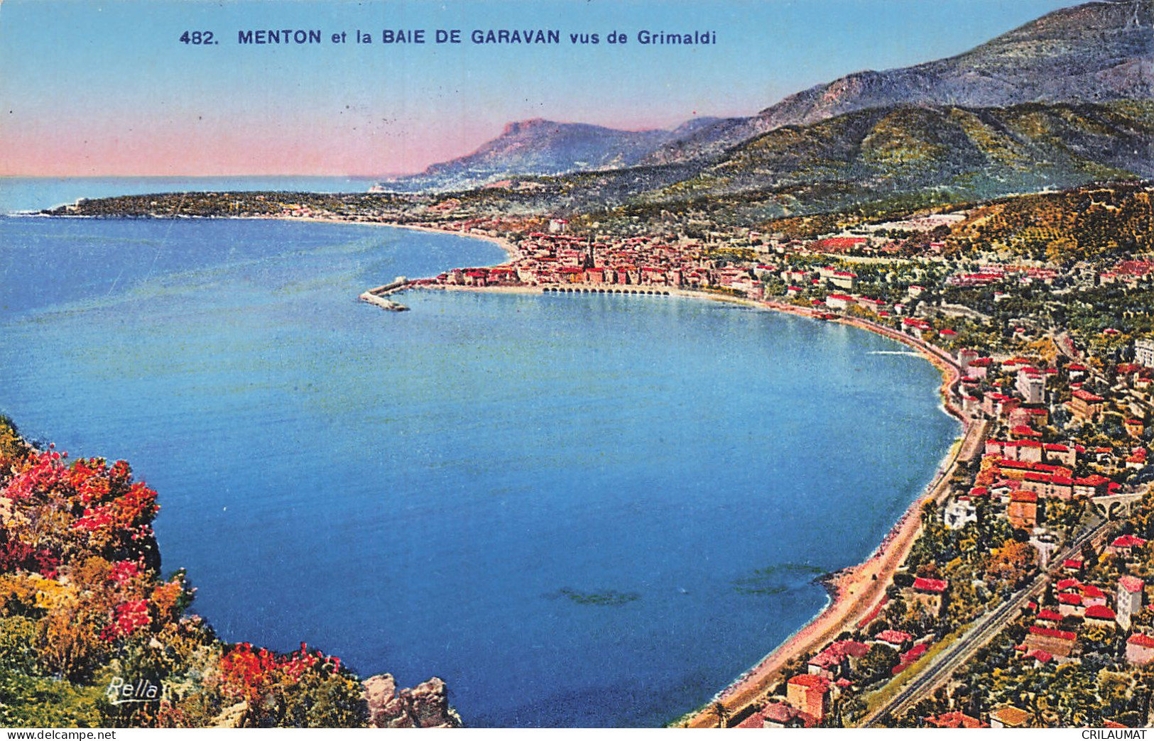 06-MENTON ET LA BAIE DE GARAVAN-N°T5313-C/0121 - Menton