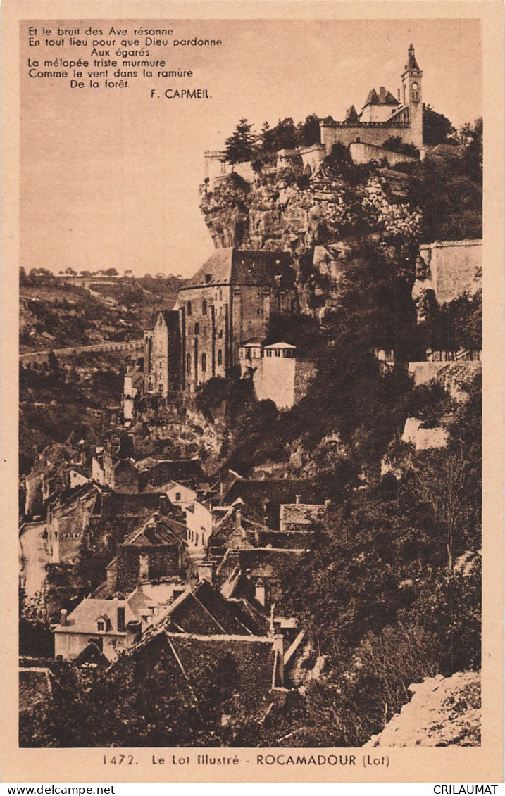 46-ROCAMADOUR-N°T5313-A/0355 - Rocamadour