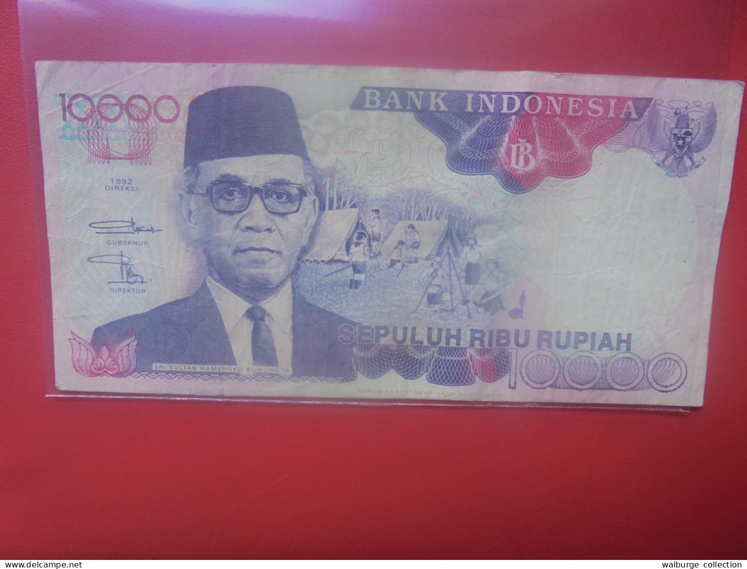 INDONESIE 10.000 RUPIAH 1992 Circuler (B.33) - Indonesien