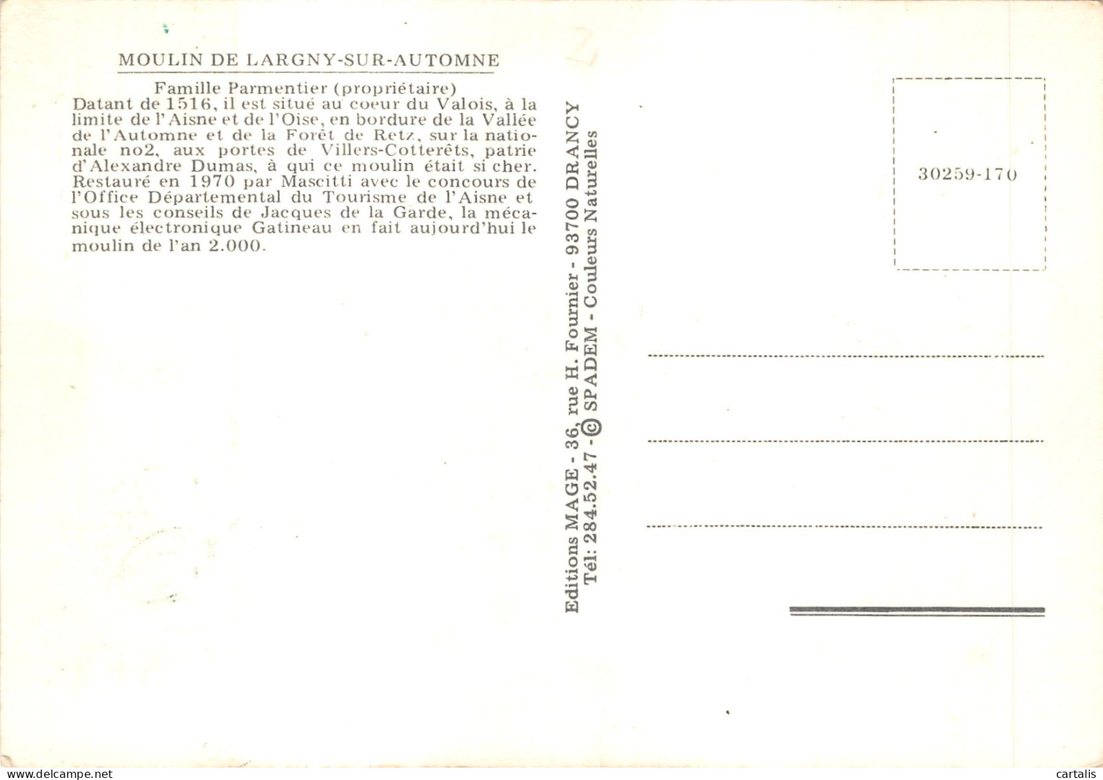 02-LARGNY SUR ATOMNE-LE MOULIN-N 596-A/0165 - Other & Unclassified