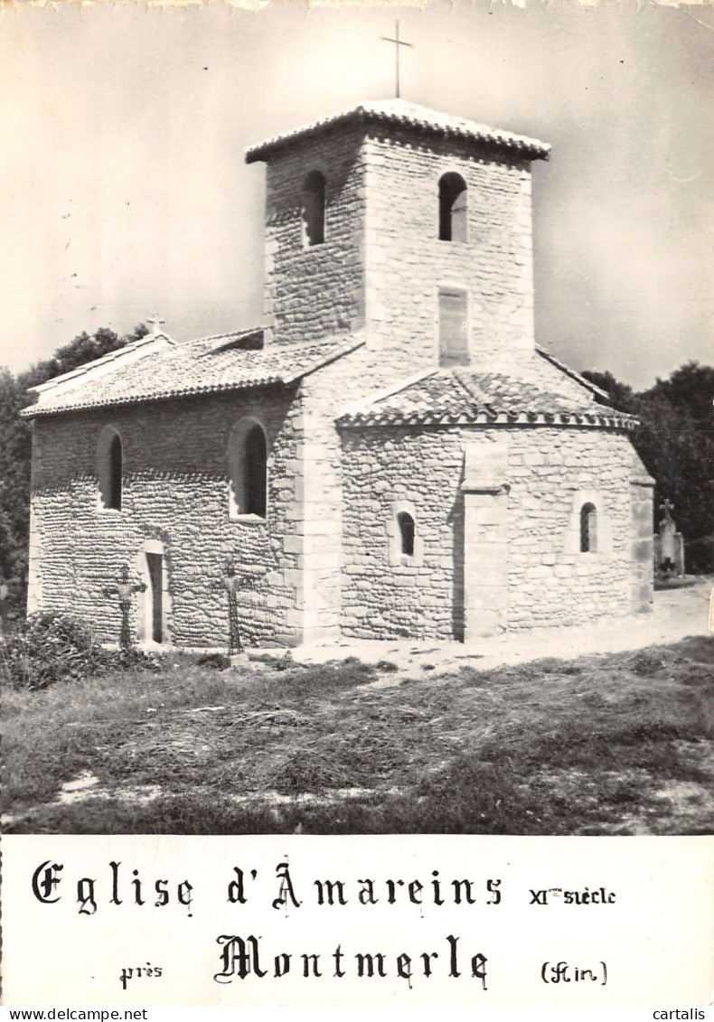 01-MONTMERLE SUR SAONE-EGLISE D AMAREINS-N 596-A/0095 - Non Classés