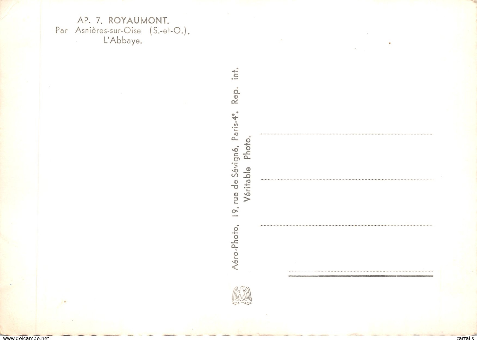 95-ROYAUMONT-L ABABYE-N 595-C/0075 - Other & Unclassified