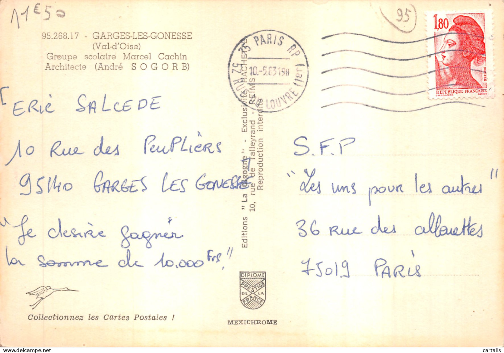 95-GARGES LES GONESSE-N 595-C/0057 - Garges Les Gonesses