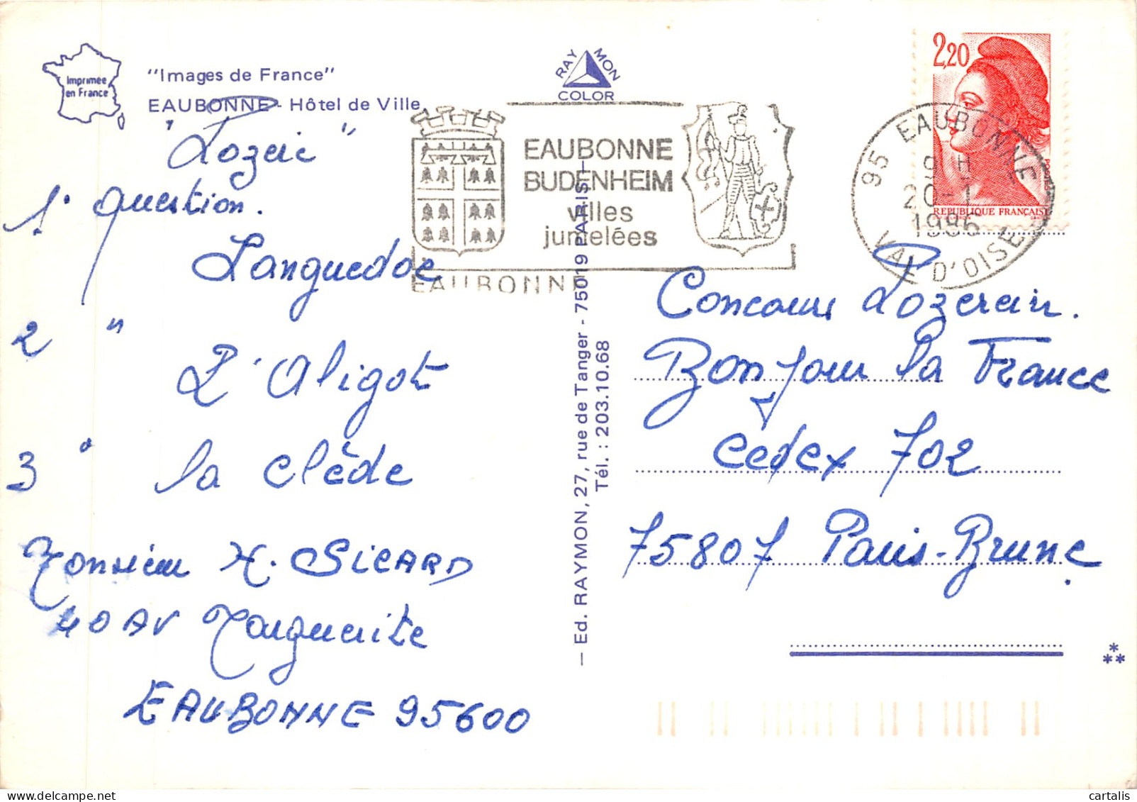 95-EAUBONNE-N 595-C/0041 - Ermont-Eaubonne