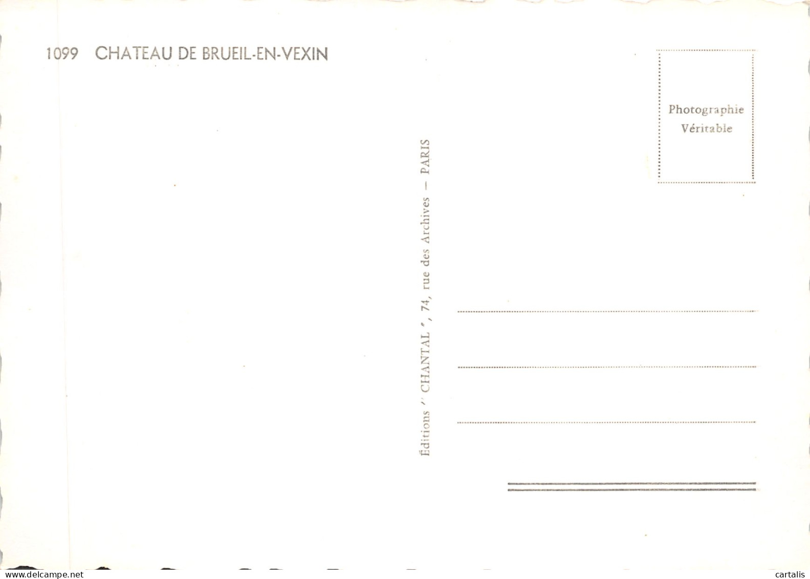 95-BRUEIL EN VEXIN-LE CHÂTEAU-N 595-B/0225 - Autres & Non Classés
