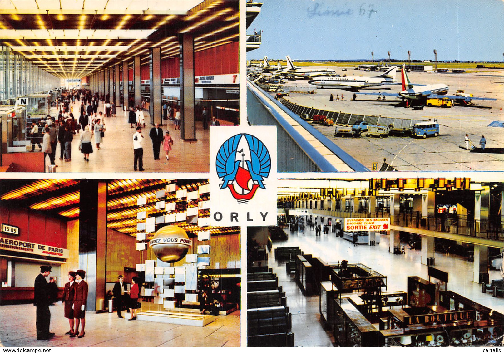 94-ORLY-L AEROPORT-N 595-B/0121 - Orly