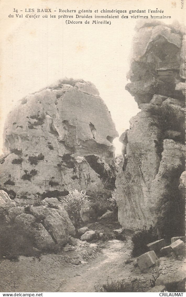 13-LES BAUX-N°T5313-E/0375 - Les-Baux-de-Provence