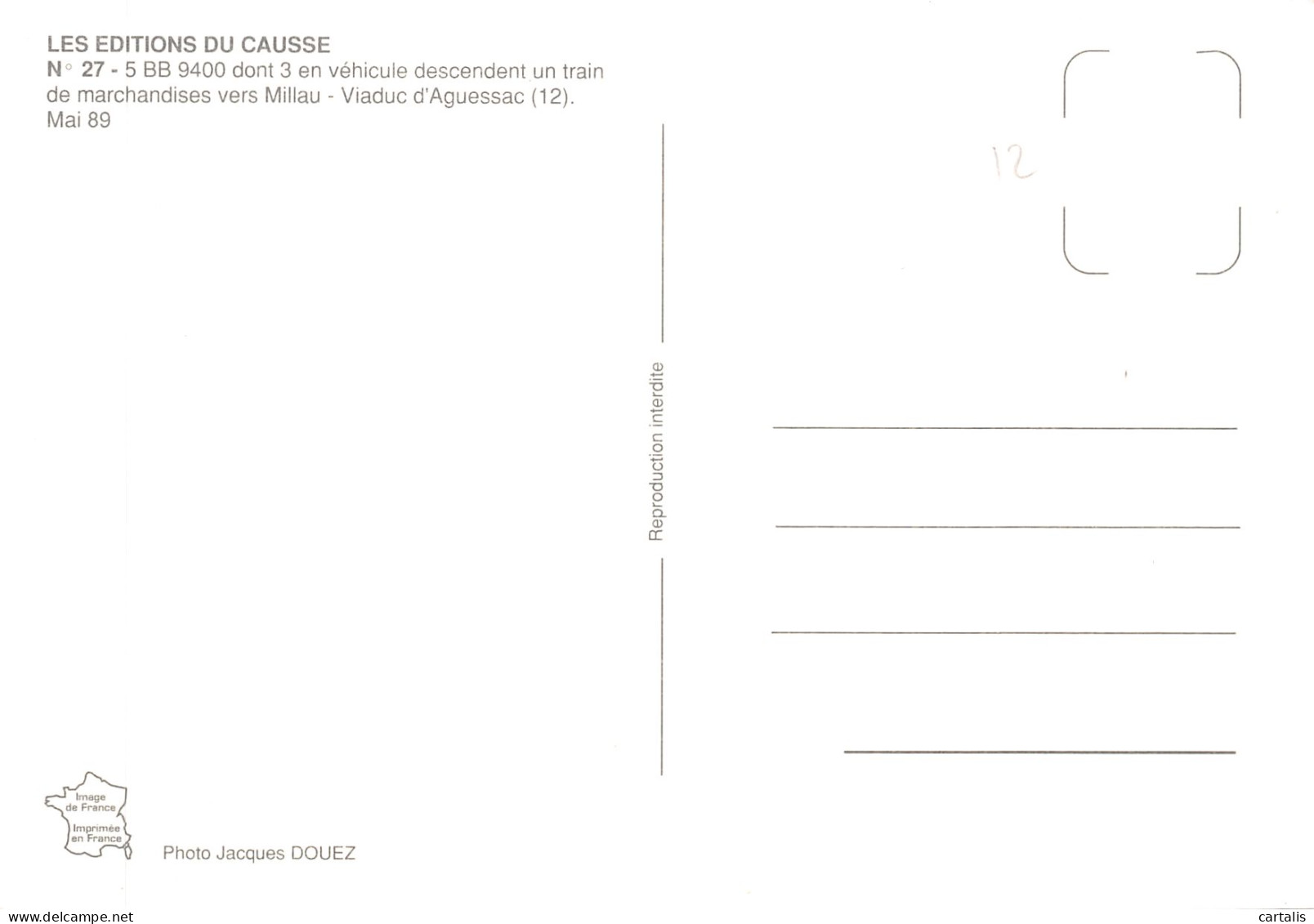 12-AGUESSAC-LE VIADUC-N 596-D/0397 - Other & Unclassified