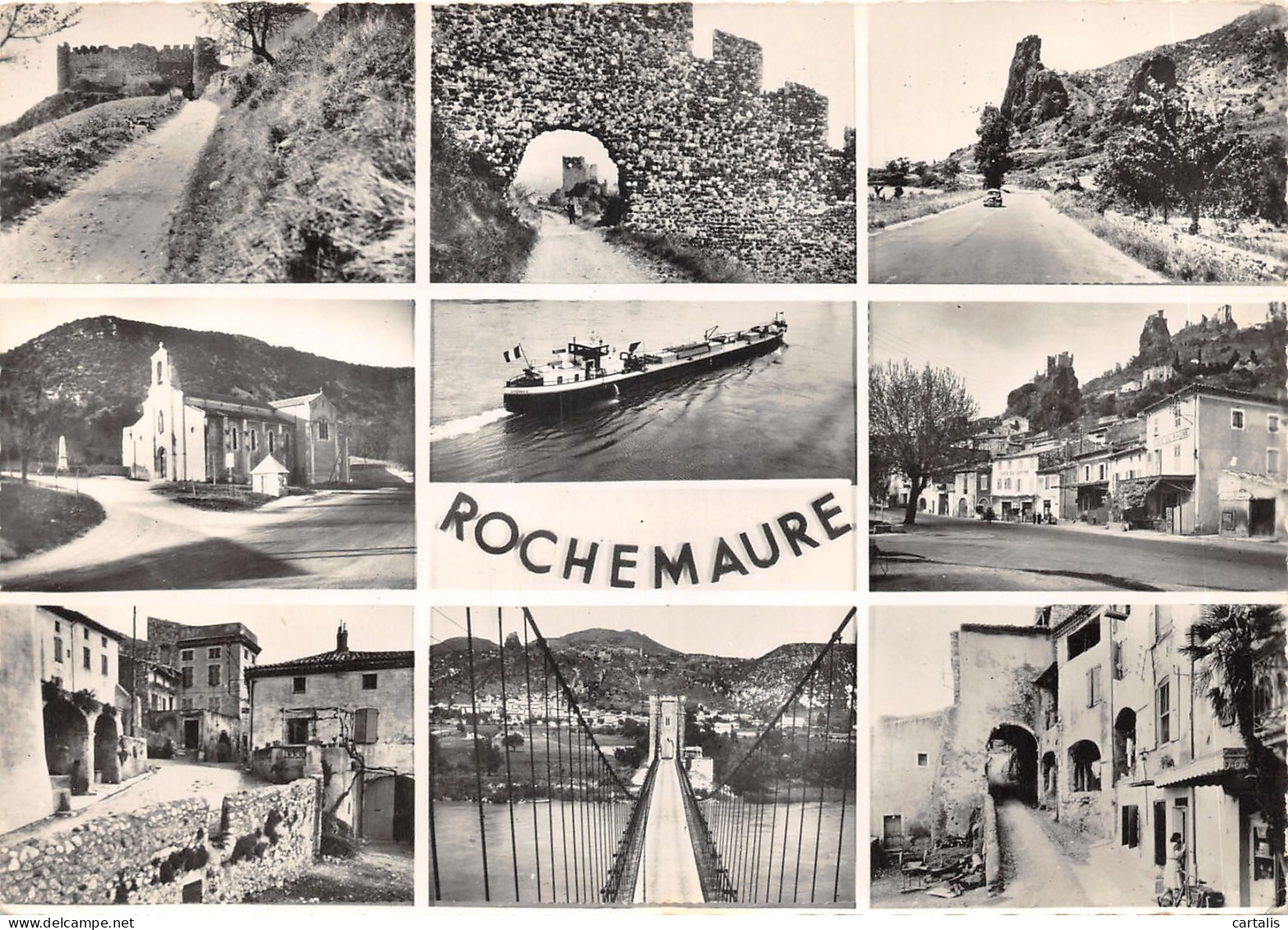07-ROCHEMAURE-N 596-C/0333 - Rochemaure