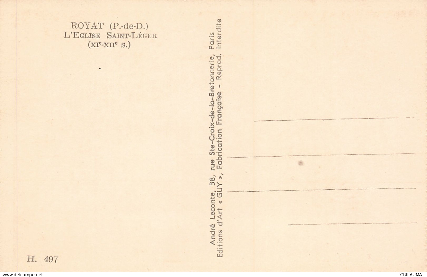 63-ROYAT-N°T5313-G/0353 - Royat