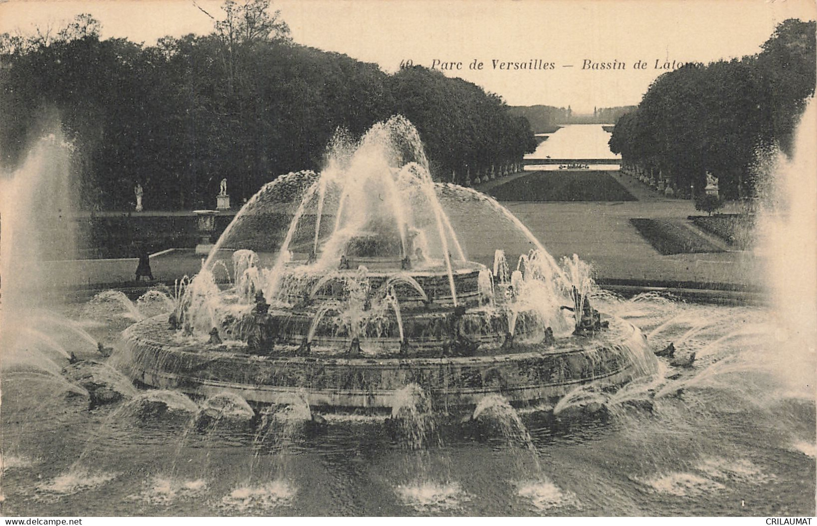 78-VERSAILLES LE PARC BASSIN DE LATONE-N°T5313-G/0259 - Versailles (Château)