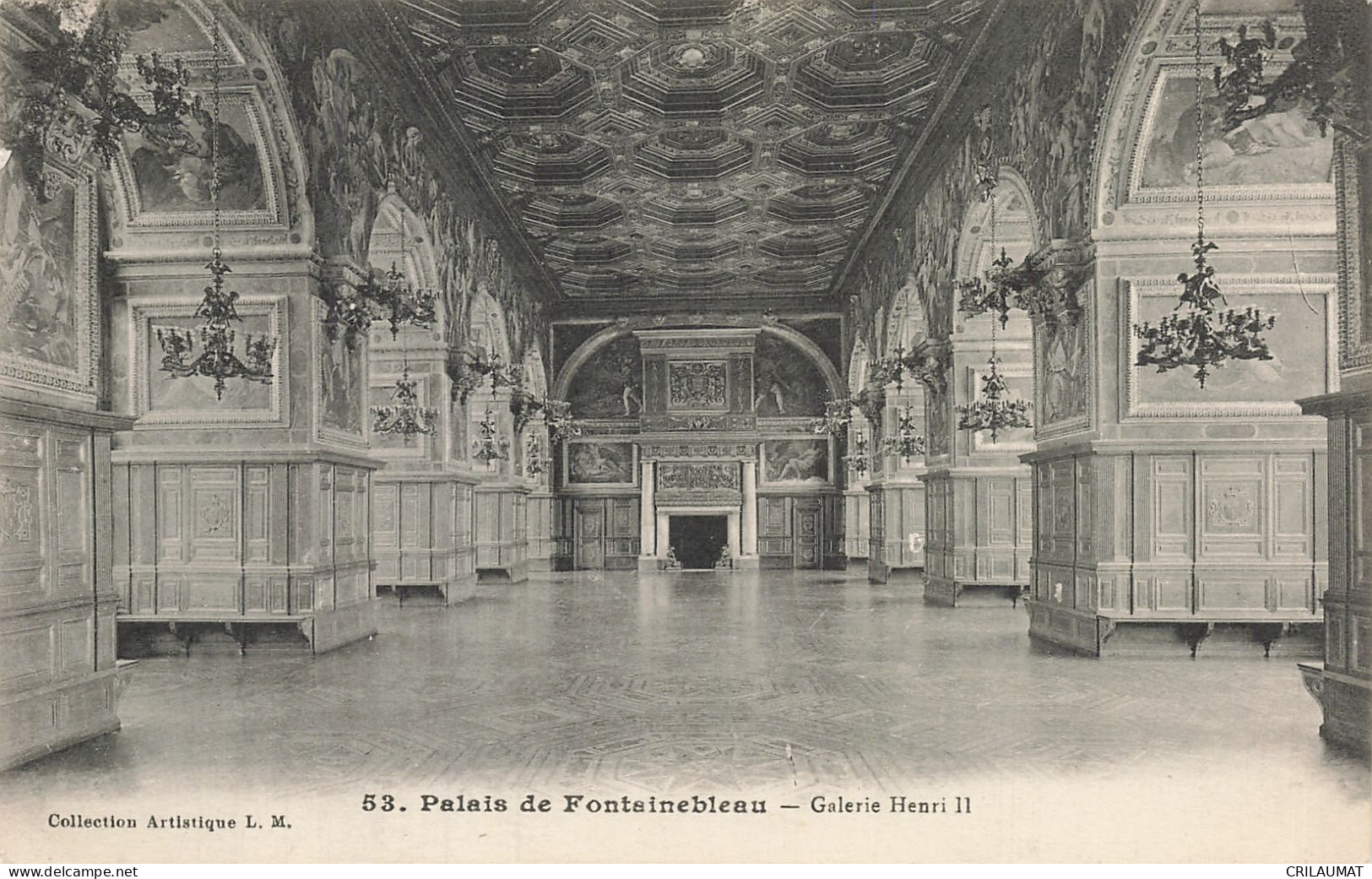 77-FONTAINEBLEAU LE PALAIS GALERIE HENRI II-N°T5313-G/0177 - Fontainebleau