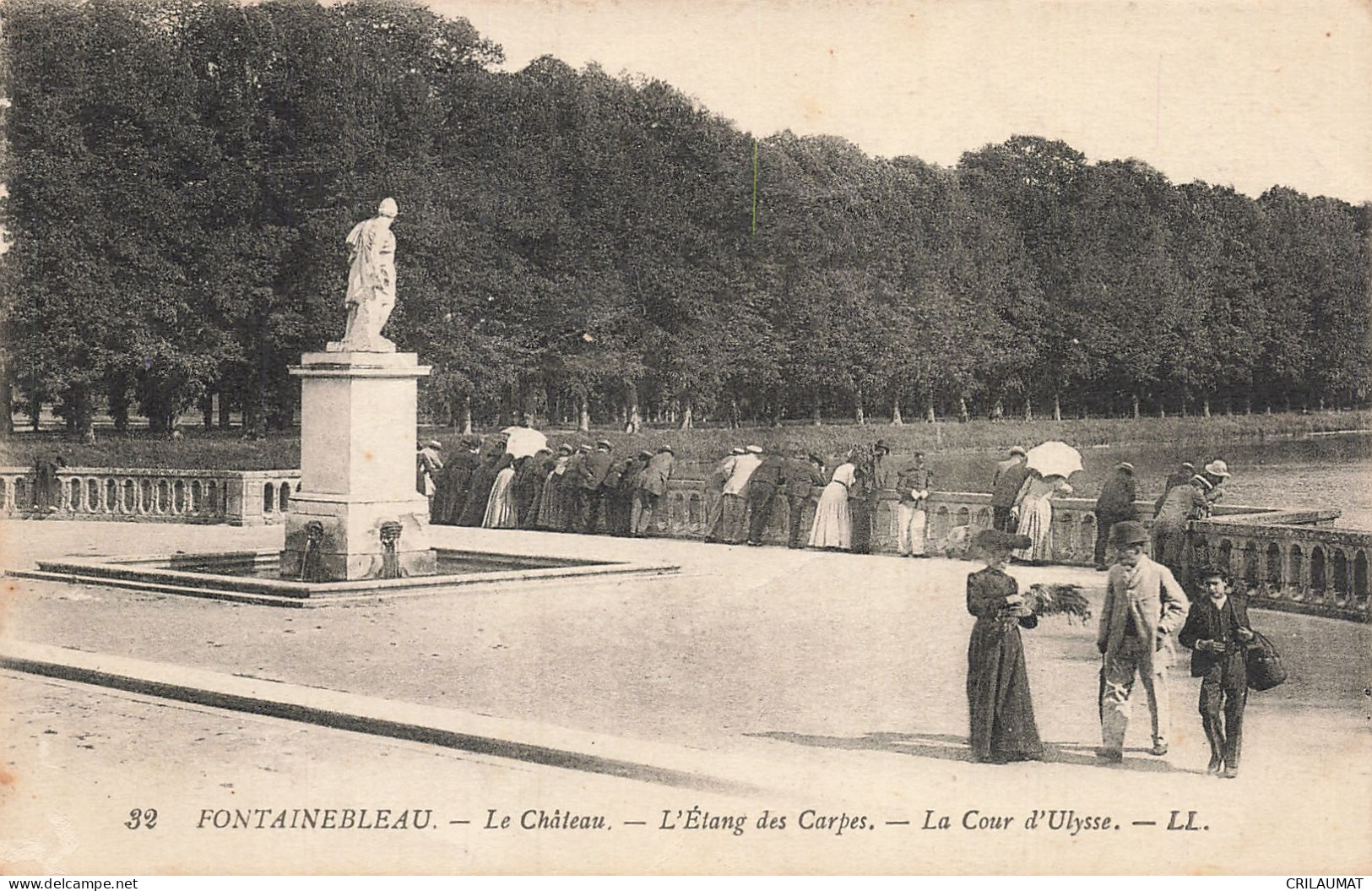 77-FONTAINEBLEAU LE CHATEAU ETANG DES CARPES-N°T5313-G/0167 - Fontainebleau