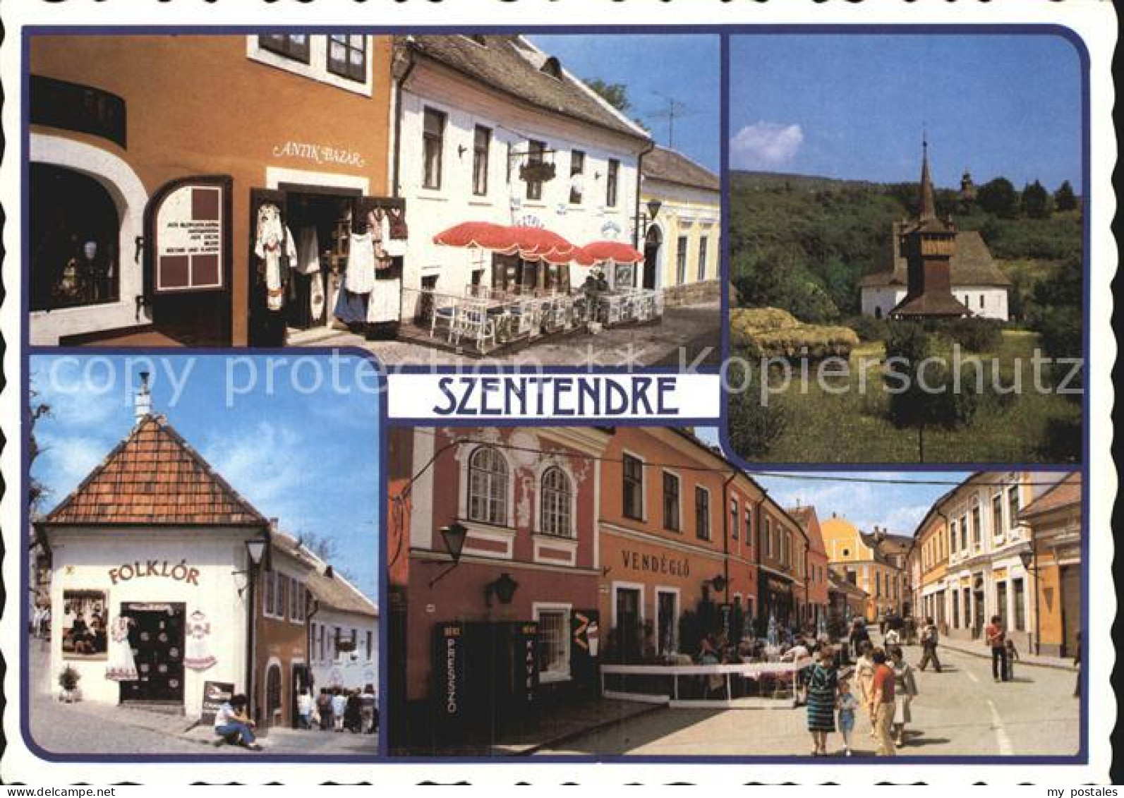 72516528 Szentendre Antik Bazar Strassencafe Folklore Szentendre - Hungary